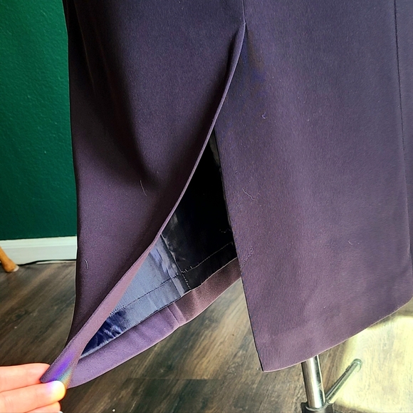 Kasper vintage petite purple 2 piece skirt and blazer - Picture 7 of 7
